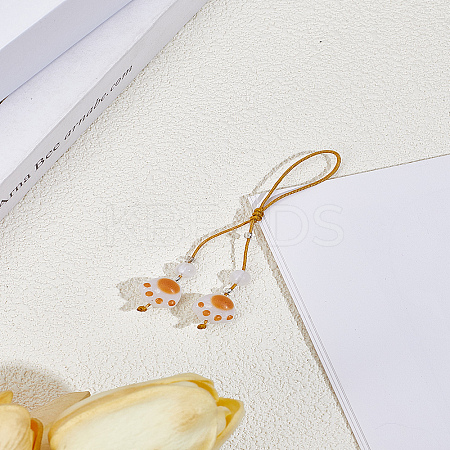 1Pc Resin with Nylon Cord Mobile Accessories Decoration HJEW-LP0002-13E-1