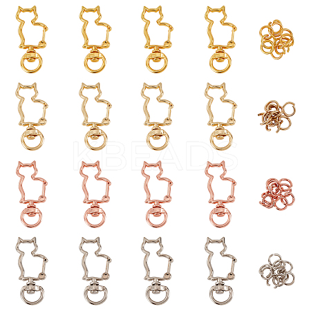 Alloy Swivel Keychain Clasp Findings KEYC-CA0001-03-1