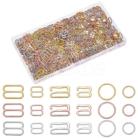 450Pcs 18 Styles Alloy Swimsuit Bra Tops DIY-ME0001-87-1