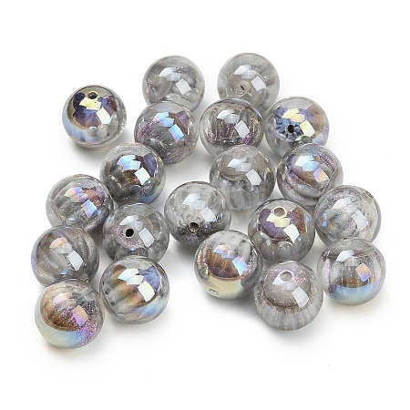 UV Plating Opaque Resin & Glitter Powder Beads RE-CBA3404-01A-1