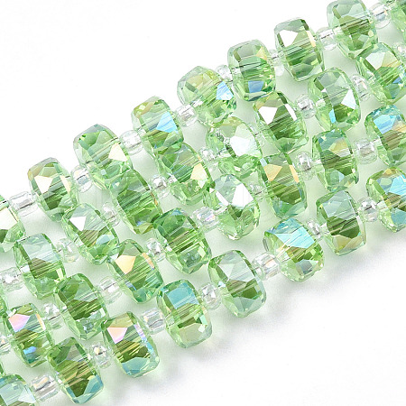 Transparent Glass Beads Strands EGLA-T020-15B-1