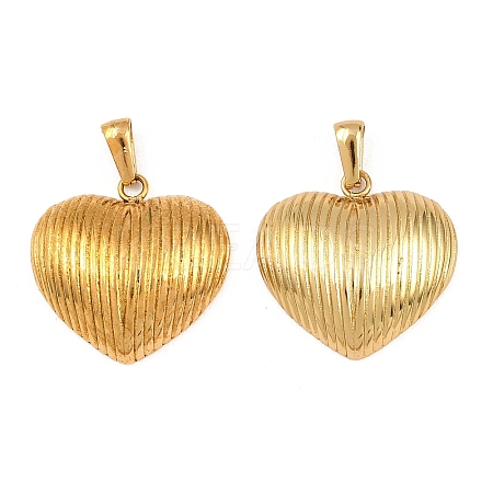 304 Stainless Steel Pendants STAS-P438-37B-G-1