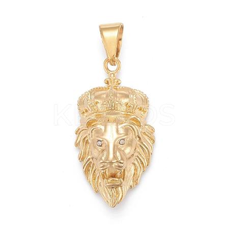 304 Stainless Steel Pendants STAS-I163-061G-1