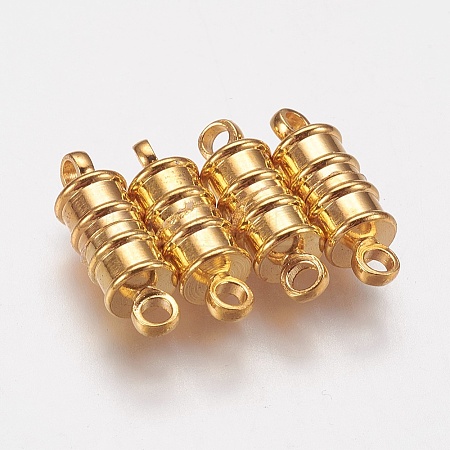 Brass Magnetic Clasps with Loops LS-X-MC026-NFG-1