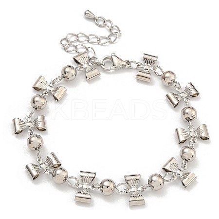 Rack Plating Brass Bracelets BJEW-B106-06P-1