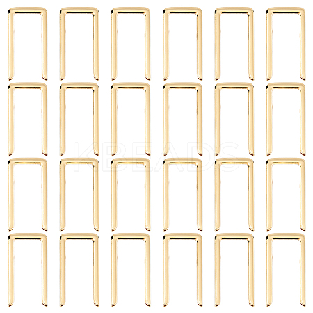 50Pcs Alloy Cover U Shaped Buckles FIND-FH0011-64G-1