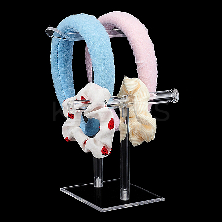 2-Tier Acrylic Headband Display Stands ODIS-WH0001-36-1