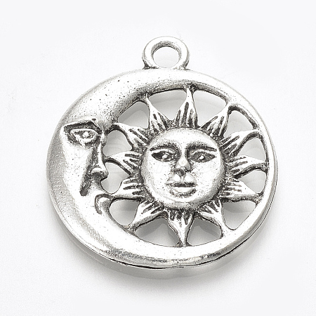 Tibetan Style Alloy Pendants LS-X-TIBE-T010-06AS-RS-1