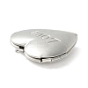 Tarnish Resistant 304 Stainless Steel Diffuser Locket Pendants STAS-K002-06P-5
