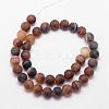 Natural Striped Agate/Banded Agate Bead Strands G-K166-12-10mm-04-2