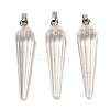 Natural Mixed Stone Pointed Pendants G-D089-01P-2