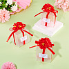 Clear PVC Candy Gift Packaging Boxes with Ribbon & Artificial Flower CON-TAC0001-20C-9