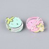 Transparent Acrylic Beads ACRC-T013-04-3