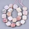 Natural Pink Opal Beads Strands G-N326-08-2