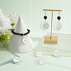 201 Stainless Steel Filigree Pendants STAS-DC0010-89-5