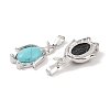 Synthetic Mixed Gemstone Pendants G-A224-02P-11-2
