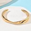 304 Stainless Steel Cuff Bangles BJEW-B158-05G-01-2