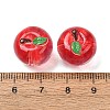 Electroplate Transparent Resin Imitation Food Beads RE-CBABCB4-02B-3
