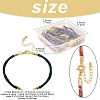 8Pcs 8 Colors Nylon Cord Bracelets MAK-FS0001-05-4