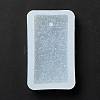 Imitation Embedded Rhinestone Rectangle Pendant Silicone Molds DIY-I090-11-1