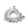 Anti-Tarnish 201 Stainless Steel Pendants STAS-B076-01P-04-2