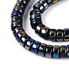 AB Color Plated Opaque Glass Beads Strands GLAA-T026-3x6mm-P01-3
