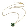 304 Stainless Steel Micro Pave Cubic Zirconia constellation Pendant Necklaces NJEW-R021-01G-10-4