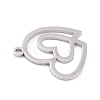 Non-Tarnish 201 Stainless Steel Pendants STAS-K003-03P-3