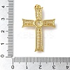 Rack Plating Brass Micro Pave Cubic Zirconia Pendants and ABS Imitation Pearl KK-H476-04G-RS-3