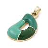 Alloy Enamel Pendants ENAM-S023-01G-D-3