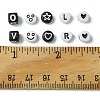 200Pcs Mixed Style and Shapes Acrylic Beads OACR-FS0001-68B-6