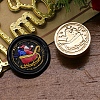 Christmas Series Wax Seal Brass Stamp Head AJEW-M037-01G-10-1