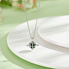 1Pc 925 Sterling Silver Hollow Bead Cage Pendants STER-PH0003-81P-2