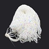 Imitate Austrian Crystal Electroplate Bicone Glass Bead Strands X-GLAA-F029-6x6mm-A01-3