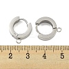 Tarnish Resistant 304 Stainless Steel Hoop Earring Findings LS-STAS-A091-02P-3