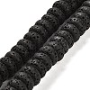 Natural Lava Rock Dyed Beads Strands G-L586-B02-02-1