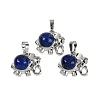 Natural Lapis Lazuli(Dyed) Pendants G-I374-A-P20-1