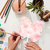 30Pcs 2 Styles Paper Hand Held Fan DIY-SP0002-07-5