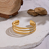 Elegant 304 Stainless Steel Multi-Layer Cuff Bangles for Women ZS0773-3