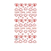 Valentine's Day 5D Love Nail Art Sticker Decals MRMJ-R109-Z-D4379-1