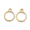 Zinc Alloy Open Back Bezel Pendants PALLOY-E577-10G-1