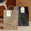 120Pcs 4 Styles Sunflower Paper Thank You Gift Tags CDIS-WH0038-04-6