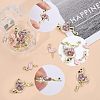 28Pcs 2 Style Alloy Rhinestone Pendants FIND-CA0006-42-5