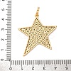 Brass Micro Pave Cubic Zirconia Pendants KK-U076-09G-3