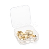 9Pcs 9 Style Brass Micro Pave Clear Cubic Zirconia Cuff Rings RJEW-LS0001-47G-7