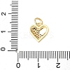 Brass Micro Pave Cubic Zirconia Enamel Pendants KK-D357-01B-G-3