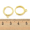 Brass Hoop Earring Findings KK-L211-021G-3