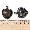 Natural Labradorite Pendants G-A095-01AS-01-3