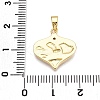 Brass Micro Pave Cubic Zirconia Pendants KK-T070-42G-3