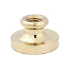 Golden Tone Crown Initial Wax Seal Brass Stamp Heads AJEW-A065-01P-2